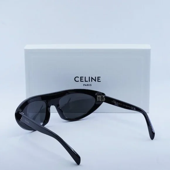 FINAL PRICE NEW CELINE CL40261I 01A BLACK GREY SUNGLASSES NEW CELINE GEOMETRIC SUNGLASSES CL40261I 01A BLACK GREY  main image 3